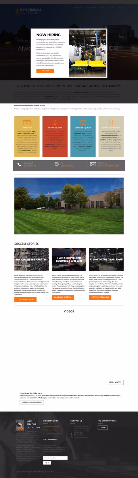 Non-Ferrous-Cast-Alloys Homepage 1440px