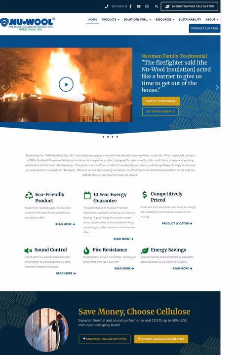 Nu-Wool-Company Homepage 1440px