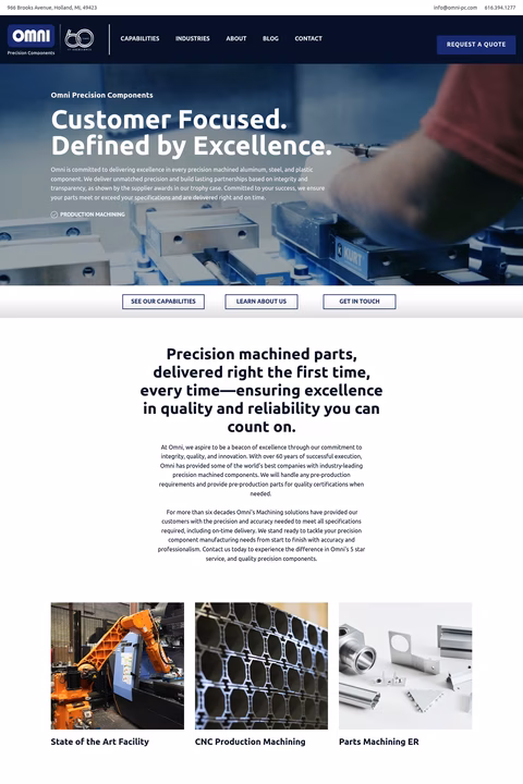 Omni-Die-Engineering Homepage 1440px
