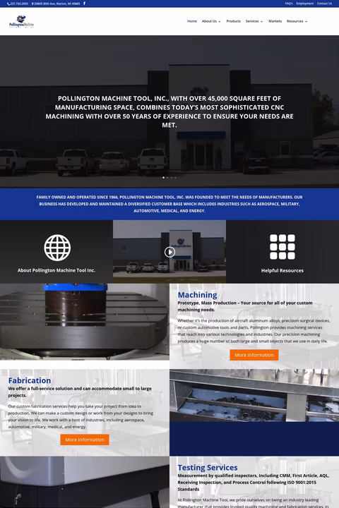Pollington-Machine-Tool Homepage 1440px