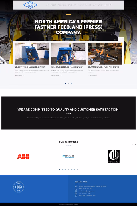 Reo-Group Homepage 1440px