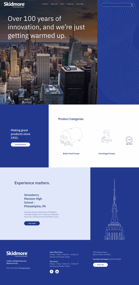 Skidmore-Pumps Homepage 1440px