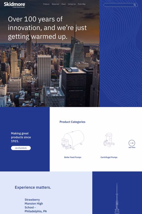 Skidmore-Pumps Homepage 1440px