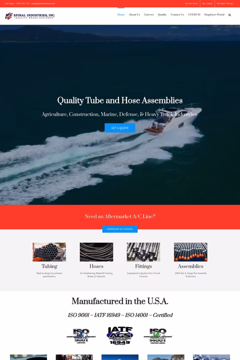Spiral-Industries Homepage 1440px