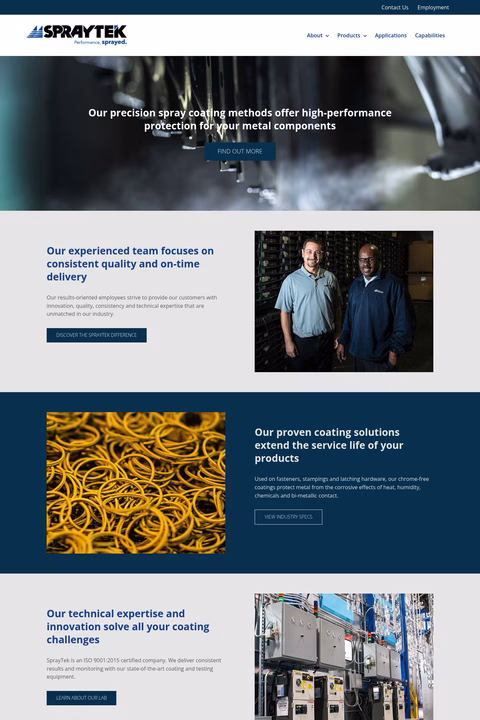 Spraytek-Inc Homepage 1440px