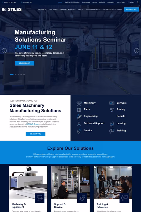 Stiles-Machinery Homepage 1440px