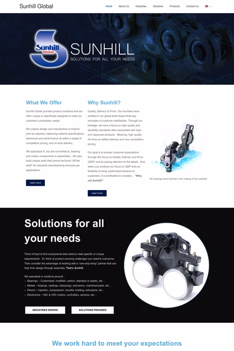 Sunhill-Global Homepage 1440px