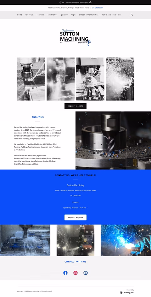 Sutton-Machining Homepage 1440px