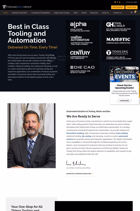Tooling-Tech-Group Homepage 1440px