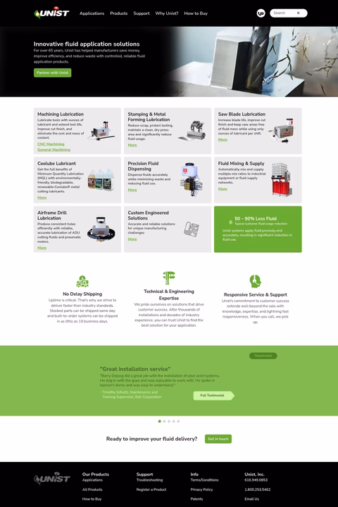 Unist-Inc Homepage 1440px