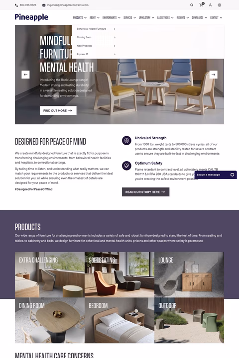 Pineapple-Contracts Homepage 1440px