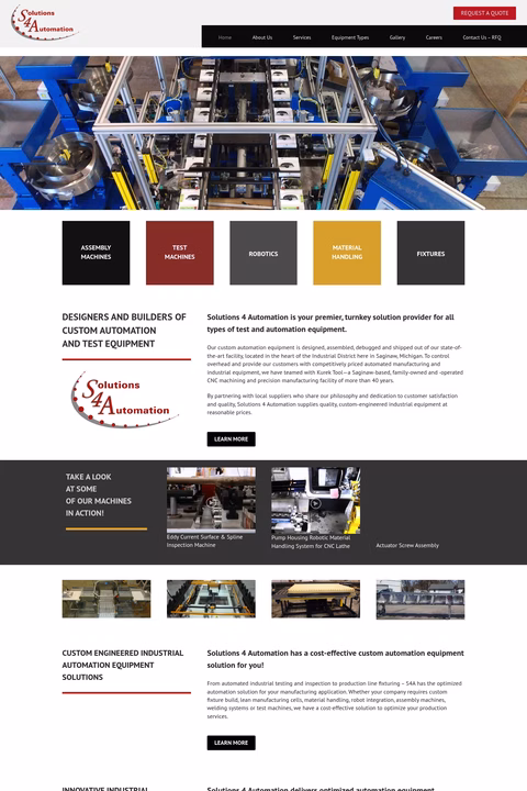 Solutions-4-Automation Homepage 1440px