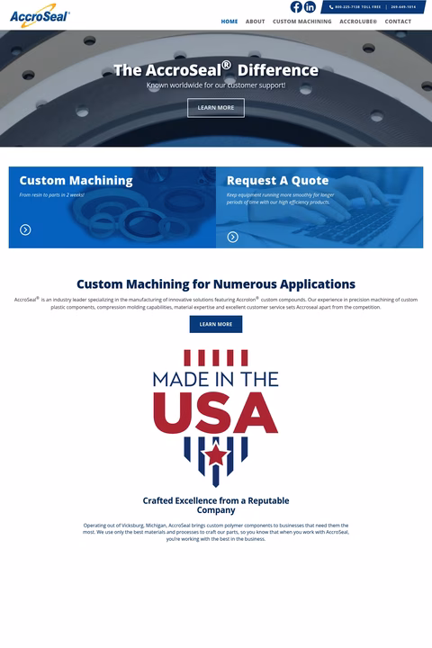 Accroseal Homepage 1440px