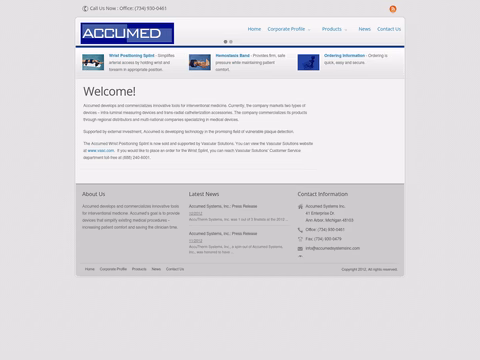 Accumed-Systems-Inc Homepage 1440px