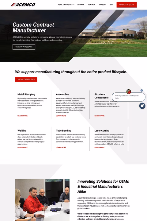 Acemco-Automotive Homepage 1440px