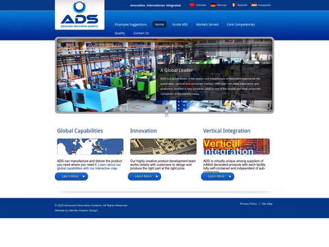 Advanced-Decorative-Systems Homepage 1440px