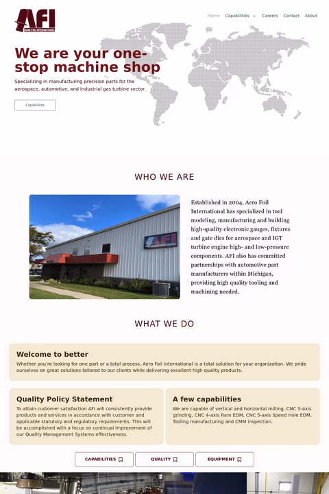 Aero-Foil-International Homepage 1440px