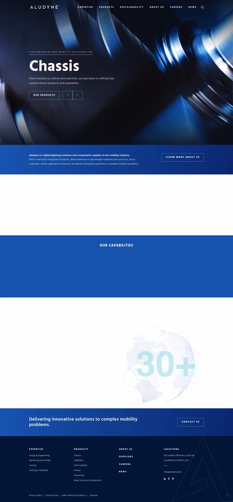 Aludyne Homepage 1440px