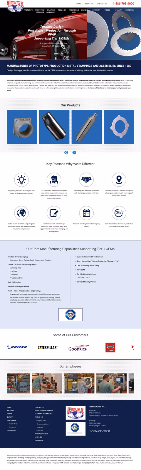 Am-Specialties Homepage 1440px