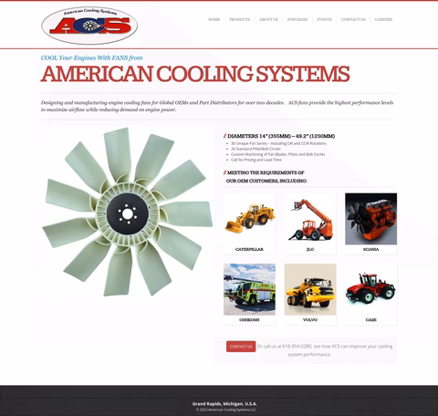 American-Cooling-System Homepage 1440px