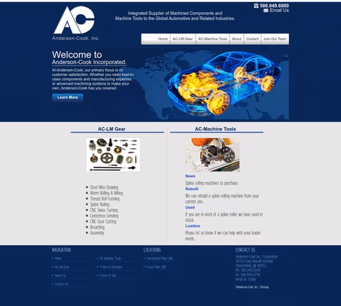 Anderson-Cook-Inc Homepage 1440px