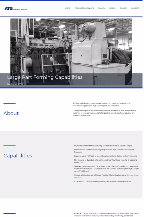 Atg-Precision-Products Homepage 1440px