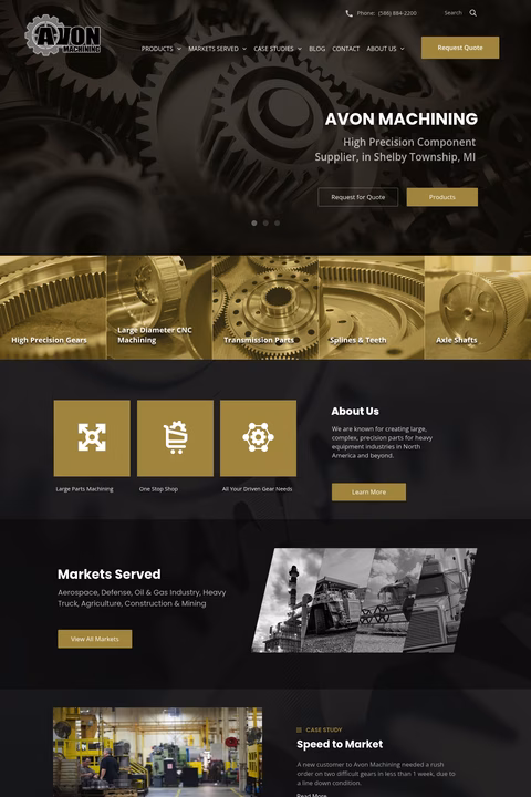 Avon-Machining Homepage 1440px