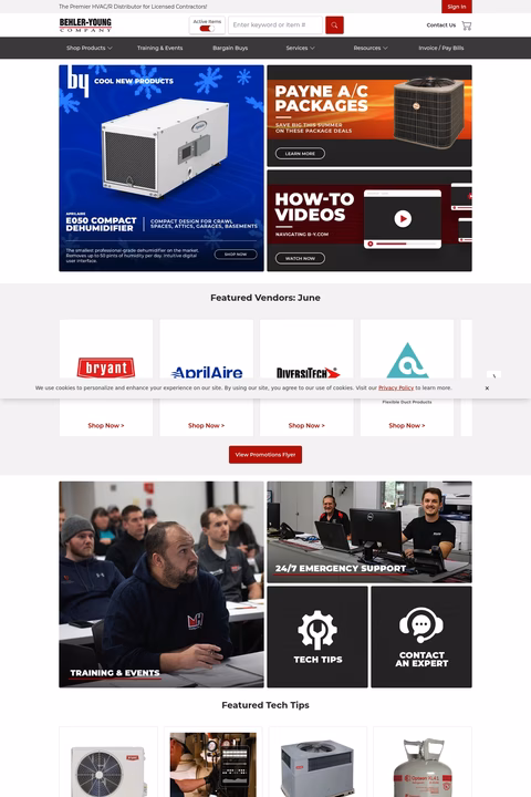 Behler-Young-Company Homepage 1440px