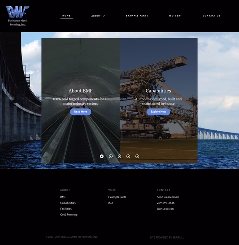 Buchanan-Metal-Forming Homepage 1440px