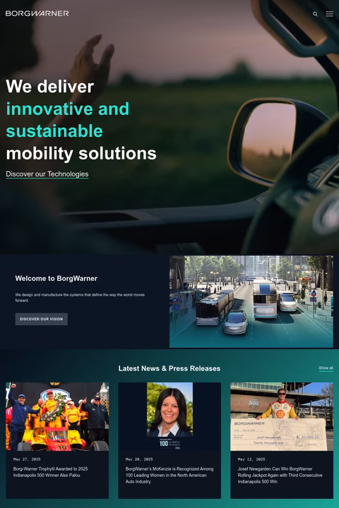 Borgwarner-Automation Home 1440px