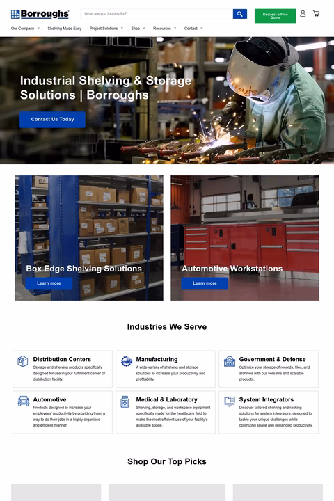 Borroughs-Corporation Homepage 1440px