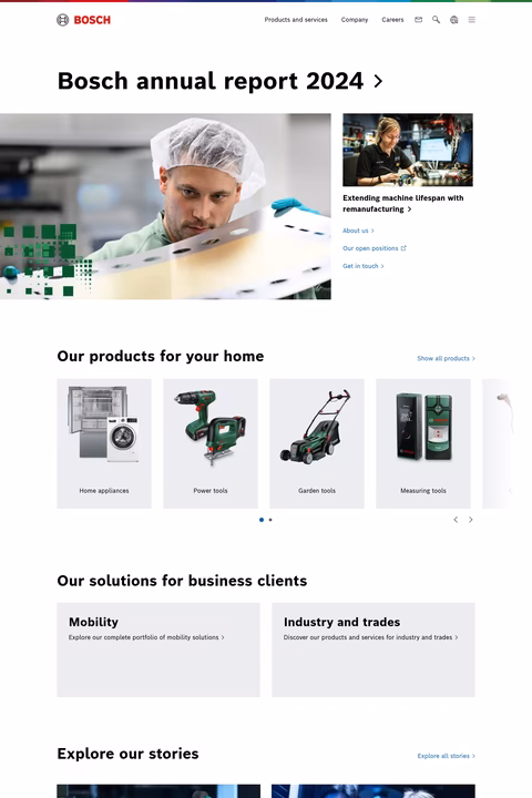 Robert-Bosch Homepage 1440px