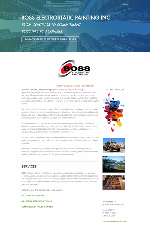 Boss-Electrostatic-Paint Homepage 1440px