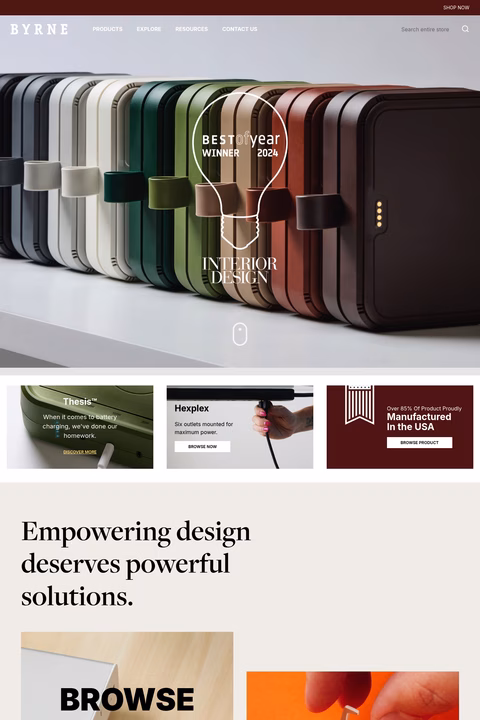Byrne-Electrical-Specialists Homepage 1440px