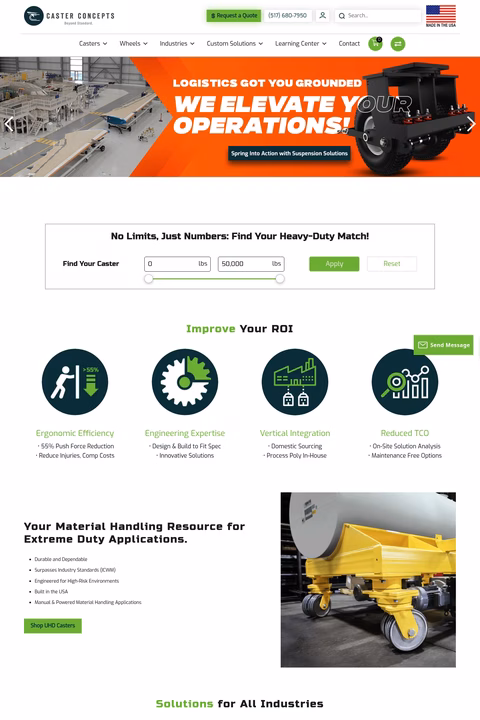 Caster-Concepts Homepage 1440px