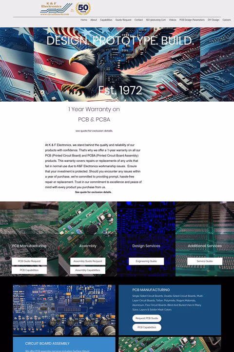 K-F-Electronics Homepage 1440px