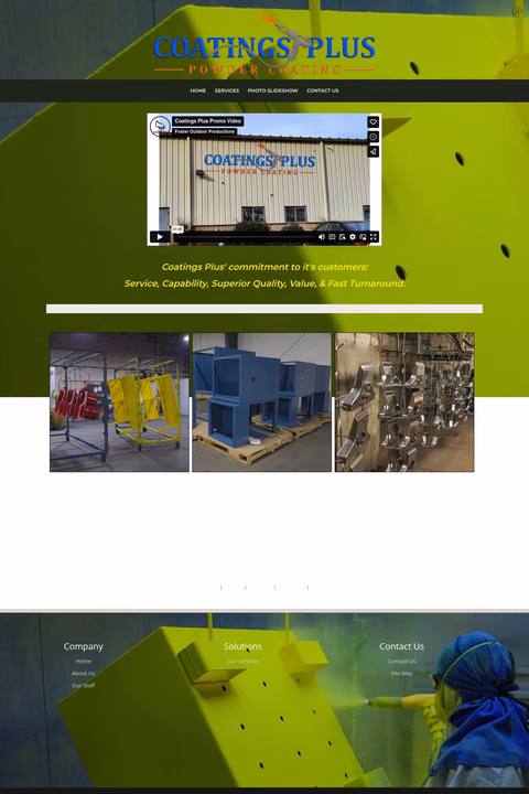 Coatings-Plus Homepage 1440px