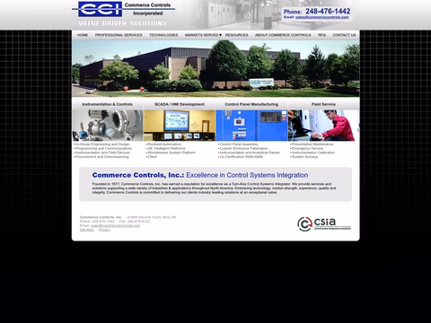 Commerce-Controls Homepage 1440px