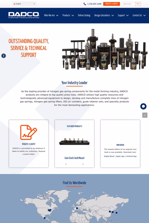 Dadco-Inc Homepage 1440px