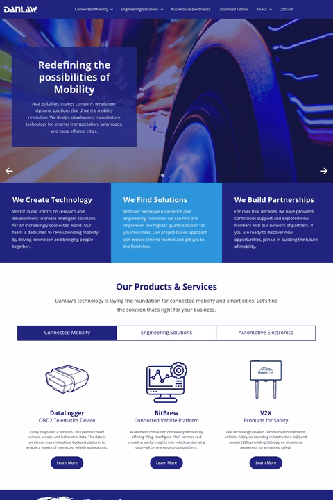 Danlaw-Inc Homepage 1440px