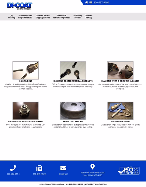 Di-Coat-Corporation Homepage 1440px