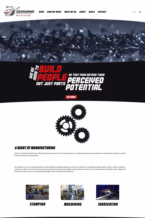 Dowding-Industries Homepage 1440px