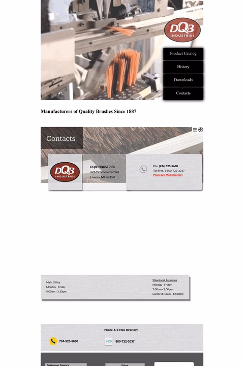 Detroit-Quality-Brush Homepage 1440px