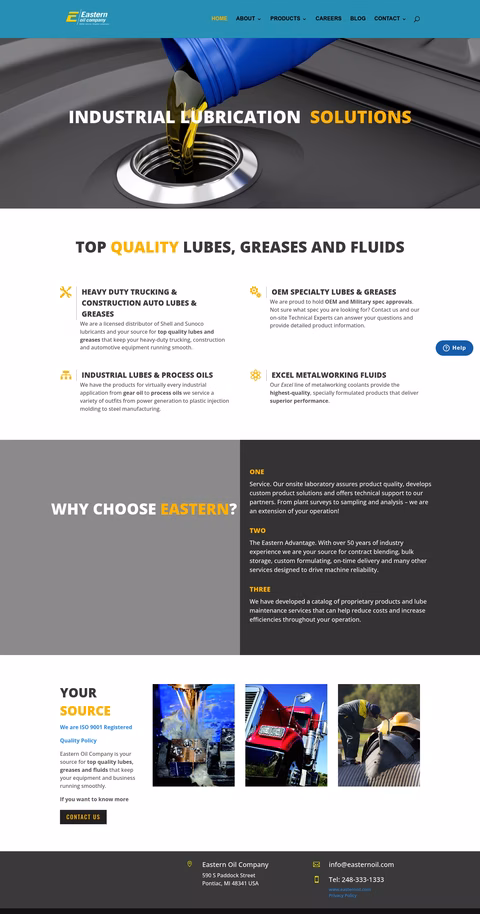 Eastern-Oil-Company Homepage 1440px