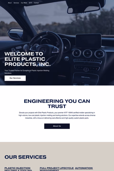 Elite-Plastic-Products Homepage 1440px