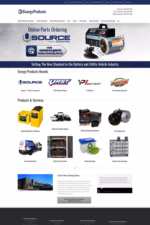 Energy-Products Homepage 1440px