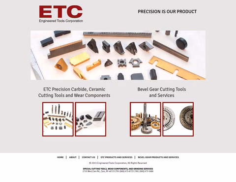Engineered-Tools Homepage 1440px