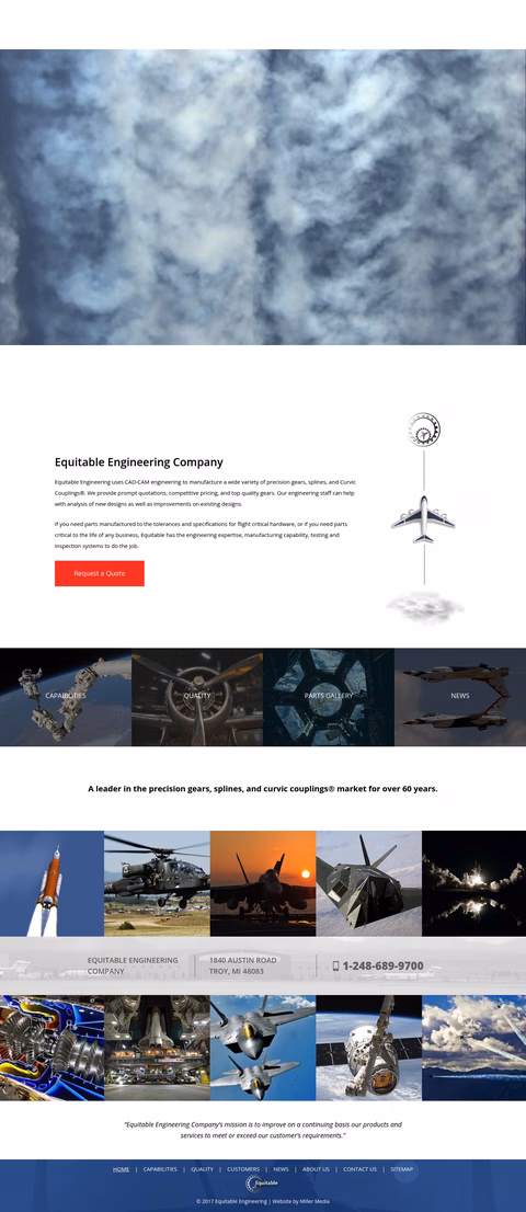 Equitable-Engineering Homepage 1440px