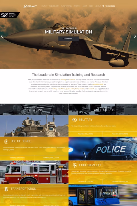 Faac Homepage 1440px