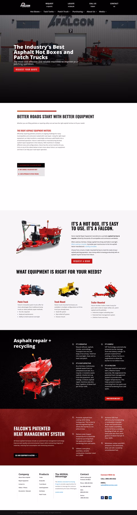 Falcon-Rme Homepage 1440px